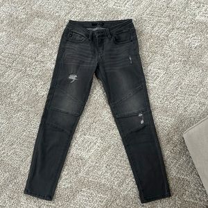 KanCan Moto Grey denim jeans